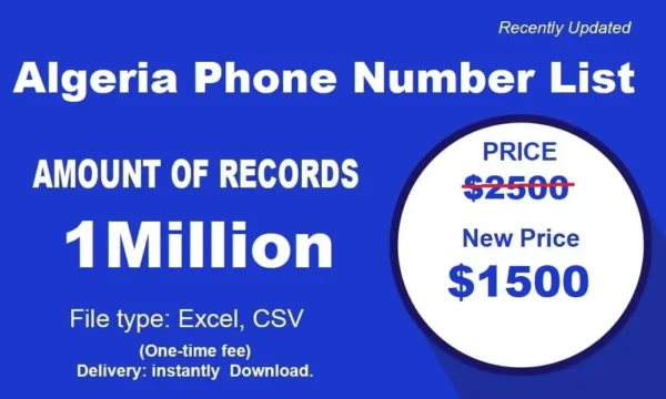 Algeria Consumer Phone Number Material