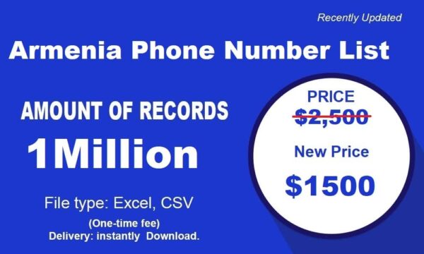 Armenia Consumer Phone Number Material