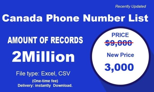 Canada Phone Number Material