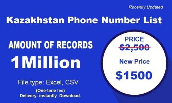 Kazakhstan Phone Number Material