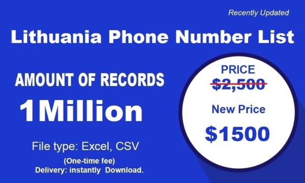 Lithuania Phone Number Material