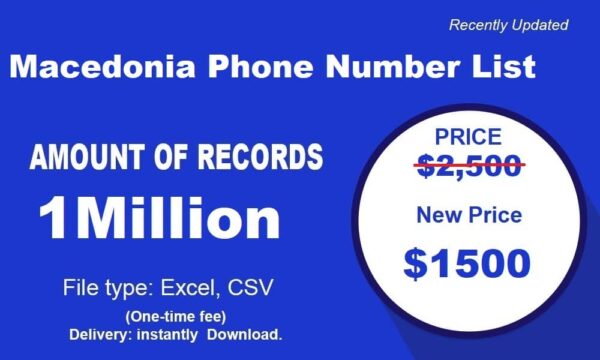 Macedonia Phone Number Material