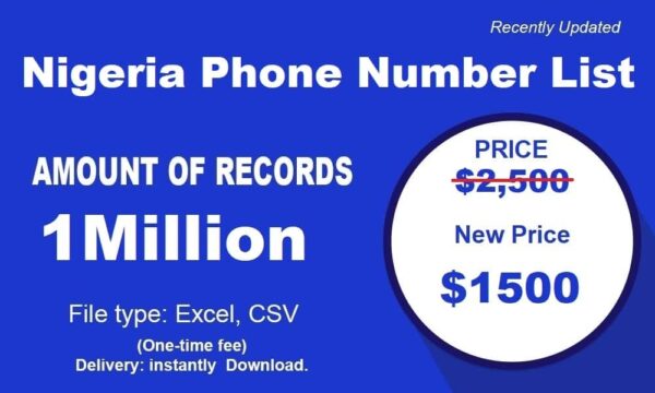 Nigeria Phone Number Material Trial