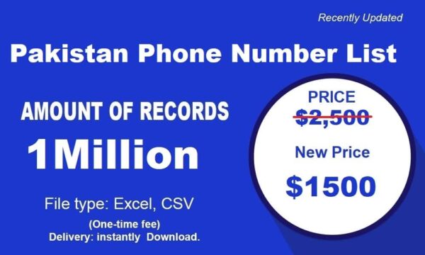 Pakistan Phone Number Material Trial