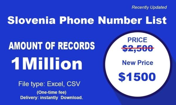 Slovenia B2C Phone Number Material