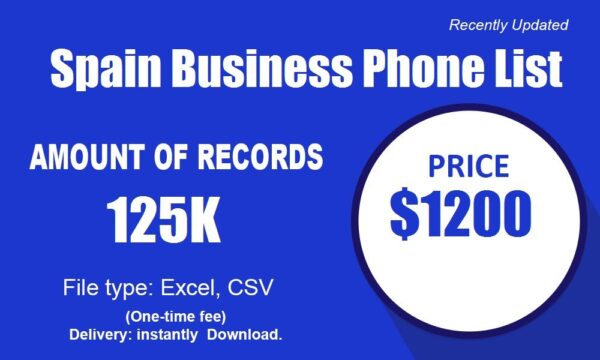 Spain Business Phone List