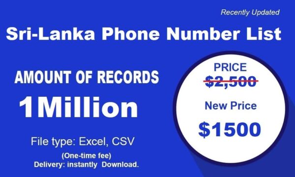 Sri-Lanka B2C Phone Number Material